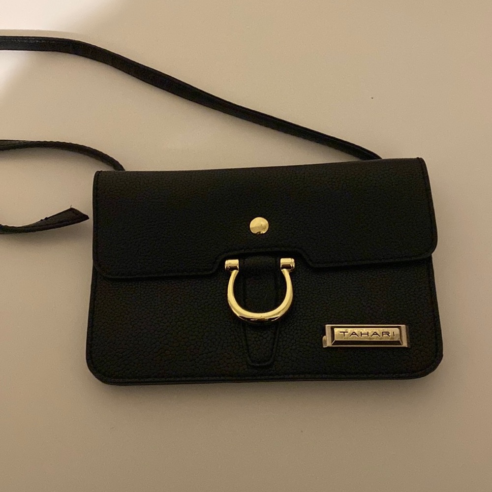 Black Tahari Cross body bag